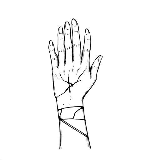 I'm someone to stress I want a tattoo on the hand in black tattoo design idea