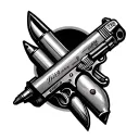 556 Bullet tattoo design idea