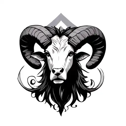 aries symbol with march 2002 tattoo design idea