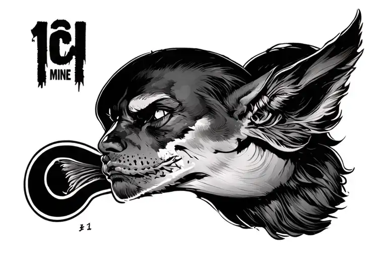 "I've got a price tag on this heavy head of mine" tattoo design idea