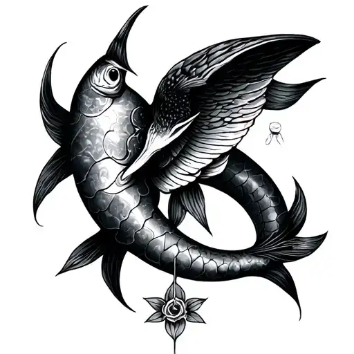 Libra, pisces, and Taurus  tattoo design idea