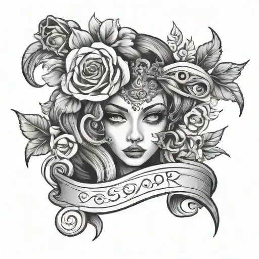 Submissive tattoo design idea