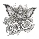 Submissive tattoo design idea