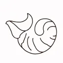 cashew tattoo design idea