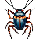Cockroach tattoo design idea