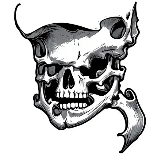 pubic bone cover tattoo design idea