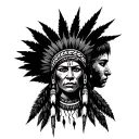 Cherokee indian culture tatoo for woman with broken past tattoo design idea