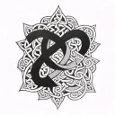 Celtic knotwork design tattoo design idea