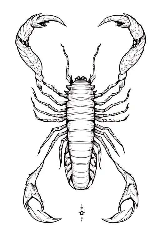 Astrology scorpio, gemini, virgo sign tattoo design idea