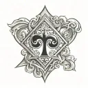 Black Spade tattoo design idea