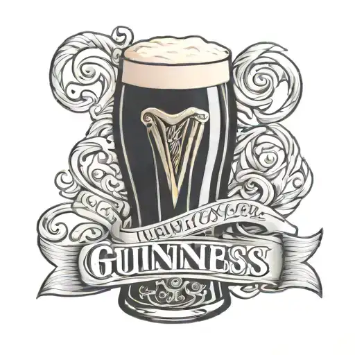 guinness tattoo design idea
