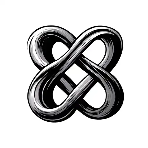 Triple Infinity tattoo design idea