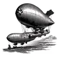 dirigible scarface tattoo design idea
