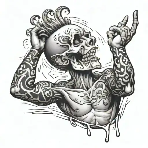 winner celebrates the loser explains" tattoo design idea