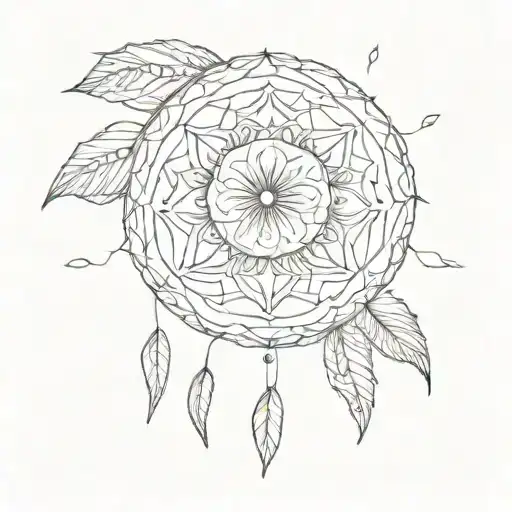 pickle mandala design incorporating tattoo design idea