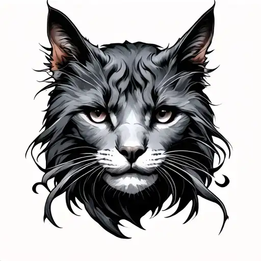 Loner tattoo design idea