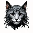 Loner tattoo design idea