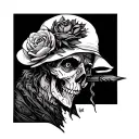 Loner tattoo design idea