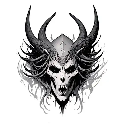 Belial tattoo design idea
