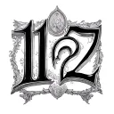 1 17 27 in roman numericals tattoo design idea