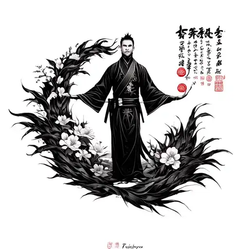 Toji Fushiguro tattoo design idea