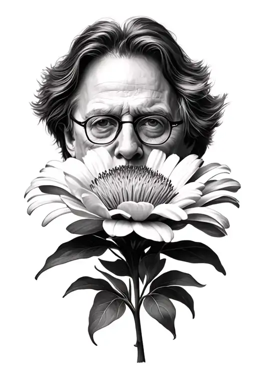 Stephen king lis flower tattoo design idea
