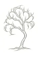 willow tree tattoo design idea