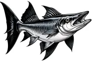 Barracuda tattoo design idea