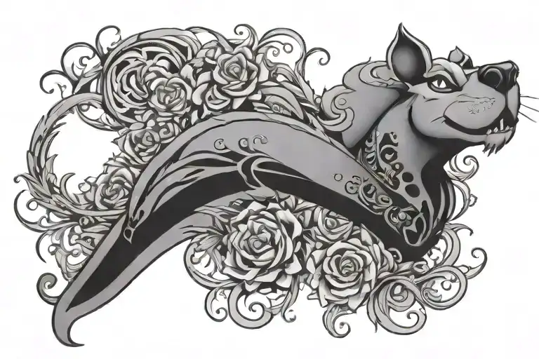 Disney dark neck tattoo tattoo design idea