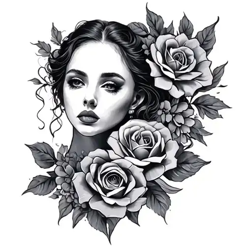 rosario tattoo design idea