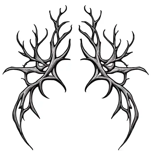 Smooth, branching lines like soft energy veins. Organic and calm, no shading, natural anatomical flow. tattoo design idea