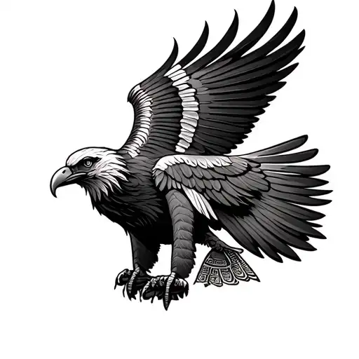 Egyptian Eagle tattoo design idea