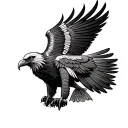 Egyptian Eagle tattoo design idea