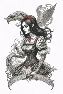 Alice: Madness Returns tattoo design idea