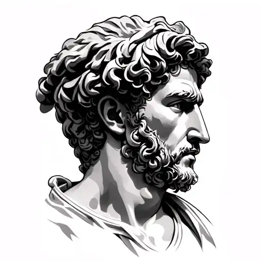 julius caesar tattoo design idea