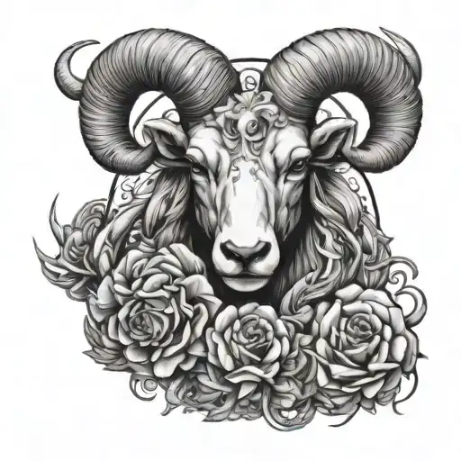 Aries And Cancer tattoo design idea