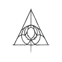 deathly hallows with bellatrix lestrange tattoo tattoo design idea