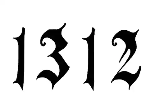 "1312" tattoo design idea