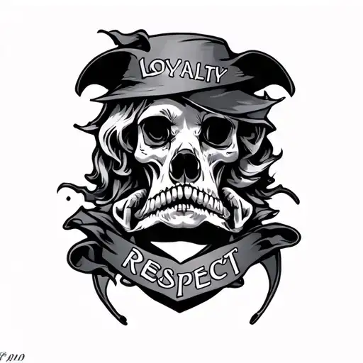 Loyalty, Respect tattoo design idea