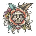 guts and intuitive  tattoo design idea