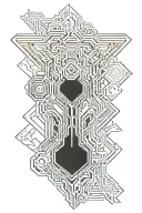 thor hammer tattoo design idea