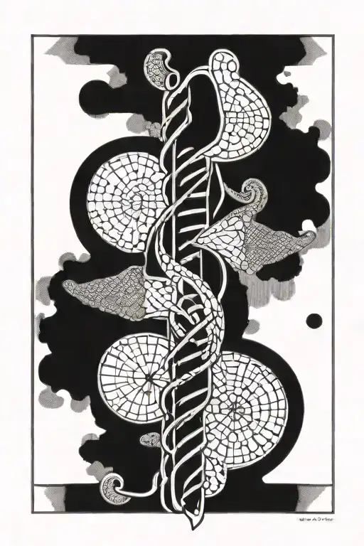 18th chromosome x and the year tattoo design idea