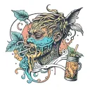 flaws and sins juice wrld tattoo design idea