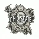 Ohio State tattoo design idea