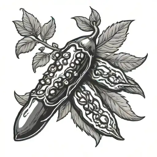 jalapeno tattoo design idea
