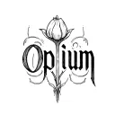 "Opium" o logo tattoo design idea