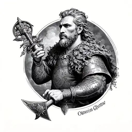 Owain Glyndwr tattoo design idea