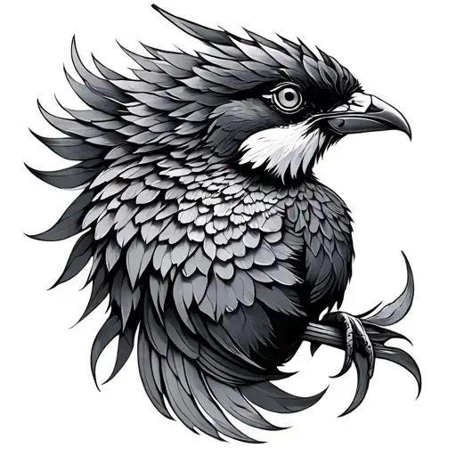 Quetzal tattoo design idea