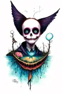 Tim Burton tattoo design idea