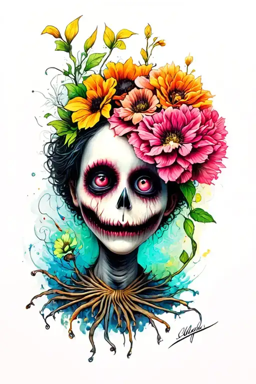Tim Burton tattoo design idea
